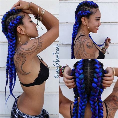 2 goddess braids for long hair: 31 Goddess Braids Hairstyles for Black Women - Page 5 ...