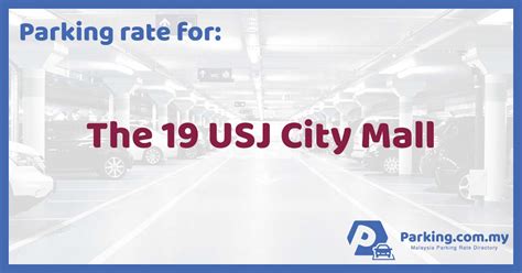 How popular is this property against other properties in the area? Parking Rate | The 19 USJ City Mall