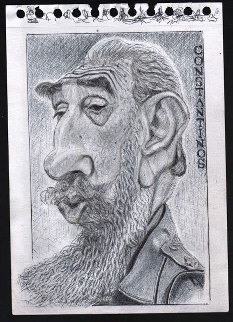 Its resolution is 400x373 and the resolution can be changed at any time according to your needs after downloading. FIDEL CASTRO by CONSTANTINOS CC | Caricature drawing ...
