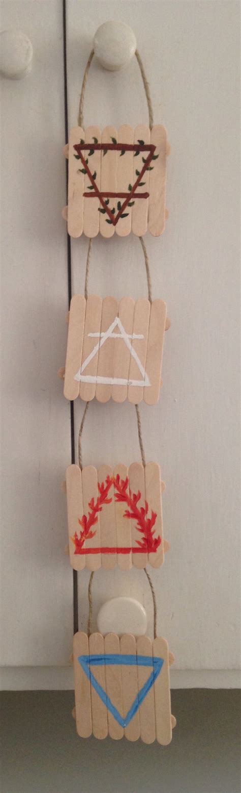 Metallic decorative pieces have always been favored among the masses, especially the ones who want to stay nature friendly and preserve the wood. 4 elements earth air fire water witchy pagan wiccan home decor wall hanging… | Wiccan decor ...