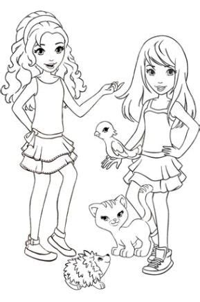 46 lego friends coloring pages for girls. Kleurplaat Lego Friends 2019