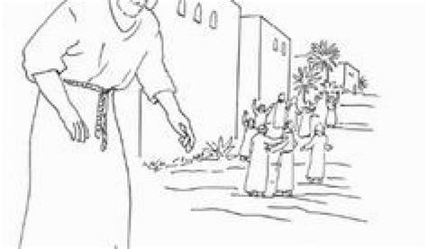 This collection of coloring pages depict scenes of the the miracle stories that jesus told. Jesus Heals A Leper Coloring Page 42 Best Jesus Heals the ...