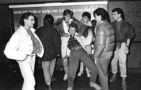 Abito lungo in maculato e cachemire. Paninari: The Italian Originators of Fast Food in Fashion ...