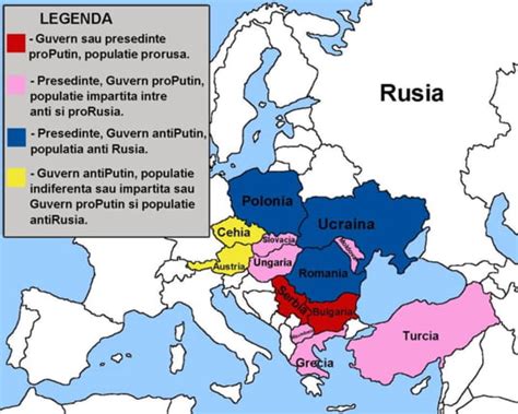 După prăbușirea urss, rolul a rusiei pe scena lumii a fost diminuat mult în comparație cu cel al urss. Cum arata harta Europei cu modificarile provocate de ...