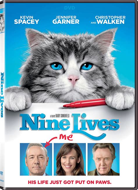 A stuffy businessman finds himself trapped inside the body of his family's cat. Nine Lives DVD Release Date November 1, 2016
