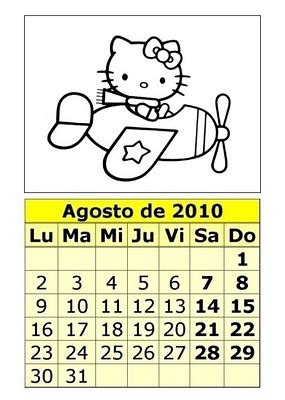 Colorea online con un juego para colorear de dibujos de los meses del año y podrás compartir y crear tu propia galería de dibujos online. LOS SECRETOS DE KITTY: Calendarios Mes de Agosto: Para ...