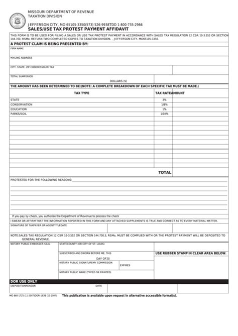 I am the deponent of this affidavit and all the facts i depose to herein are to the best of my knowledge and belief true and correct. Fillable Form Dor-163b - Sales/use Tax Protest Payment ...