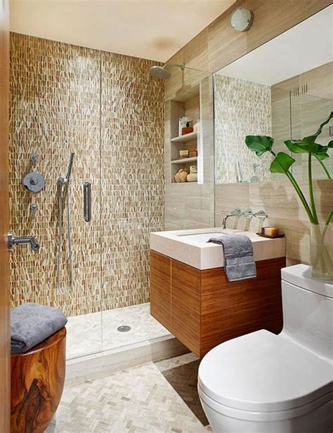 The 100 small bathroom design photos we gathered in the list below prove that size doesn't matter. 15 Stylish and Cozy Small Bathroom Designs - Rilane