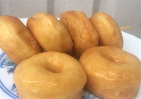 Donat tanpa kentang empuk lembut dan montok. Resep Donat jco glazzy ala rumahan (lembut anti gagal ...