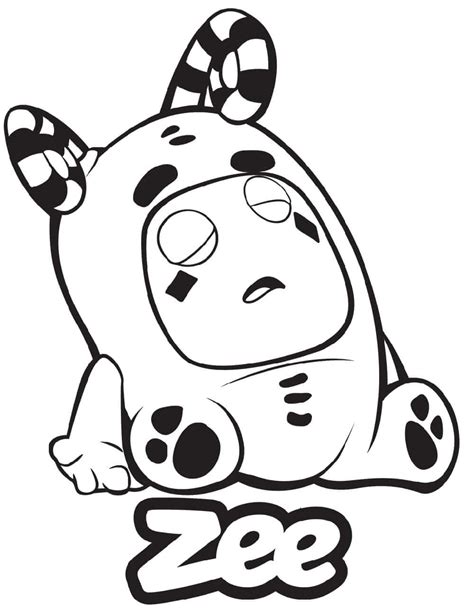 10 coloring page oddbods | puppy coloring pages, coloring. Tô màu Zee trong Oddbods - Trang Tô Màu Cho Bé