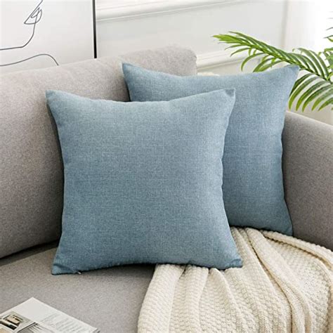 Shop latest navy blue sofa pillows online from our range of home & garden at au.dhgate.com, free and fast delivery to australia. Amazon.com: WLNUI Light Blue Pillow Covers Decorative ...