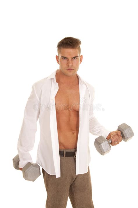 Jun 10, 2021 · dress shirt 70384; Man White Dress Shirt Unbuttoned Weights Look Stock Photo ...