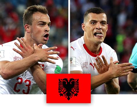 Se statistikker (optrædener, mål, kort/ligaer, pokalturneringer, landshold) og. Xhaka e Shaqiri homenageiam Kosovo e Albânia em ...