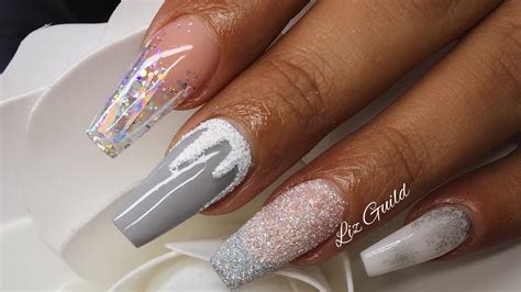 Check spelling or type a new query. Acrylic Nails | Winter Design | Sugared Snow - YouTube