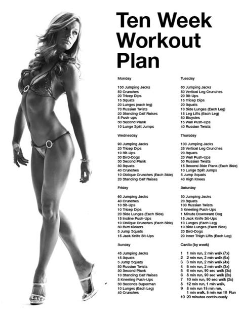 Check spelling or type a new query. Ten Week Workout Plan (Get results from your home) ~ Fit ...