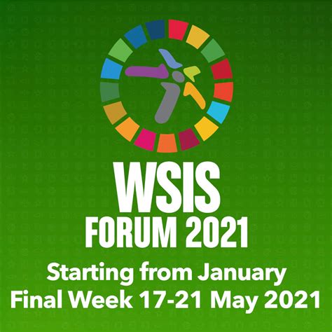 The world economic forum will hold its 2021 annual meeting in singapore instead of its traditional home of switzerland, which is battling a rising number of coronavirus infections. World Summit on the Information Society Forum 2021 | WSIS ...