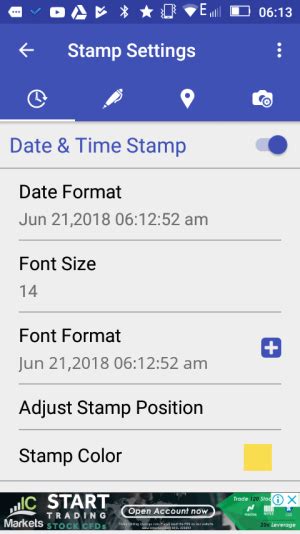 Timestamp camera offers you an app with few ads and no distorted images in case you think this application reduces the quality of your списки: How To Add Date/Time Stamps to Photos on Android