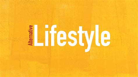 Alternative Lifestyle - Crossroad Christian Church