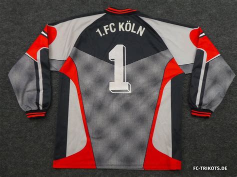 The home, away, third and goalkeeper uhlsport kits of 1. 1. FC Köln 1995-96 GK Away Kit