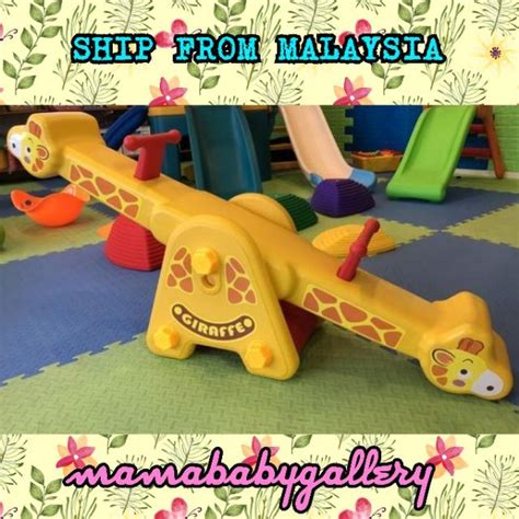 Contextual translation of jongkang jongket in english into english. HOT PRICE🔥 KIDS SEESAW Giraffe Double Seesaw jongkang ...