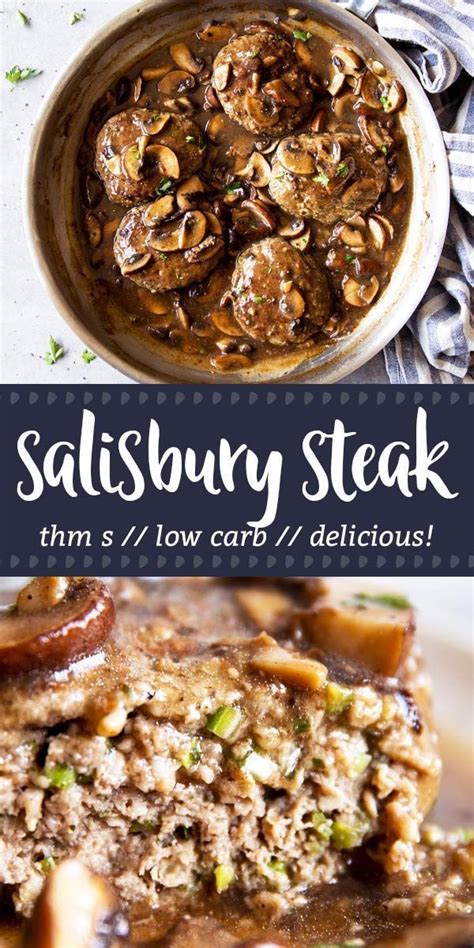Add a 1/2 cup of the cooked onion to this mixture if you like. This recipe for Salisbury steak with mushroom sauce is ...
