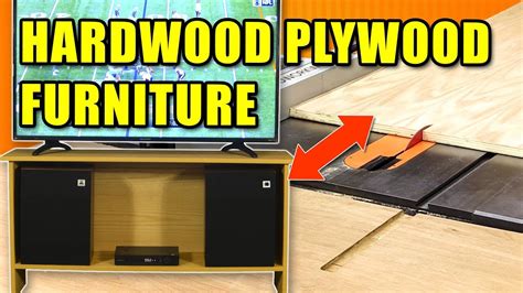 Tech craft tv stand sws19 swivel stand. Building Furniture With Double Sided Hardwood Plywood - TV ...