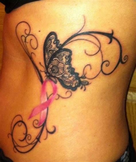 Cancer zodiac tattoo on left half sleeve. Pin by Priscilla Treadaway, Scentsy I on Neat tattoos | Cancer ribbon tattoos, Ribbon tattoos ...