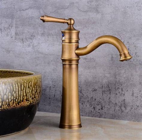 This vintage style bathroom faucet combines classic aesthetics with modern elements that produce an overall fresh and unique look. Luxury Basin Faucets Antique Copper Bathroom Faucet Mixer ...