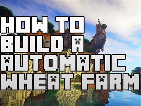 Small changes that you will need to do. How to build a automatic wheat farm in Minecraft 1.7.5 ...