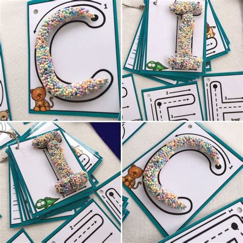 Emoji letters of the alphabet. Uppercase Little Letters Clip Cards, Dry erase, alphabet ...