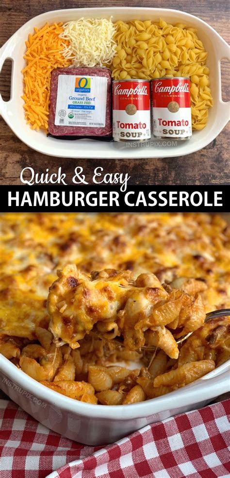 Low carb high fat recipes this awesome mixture of flavors comes in handy if … Easy Hamburger Casserole Recipe (4 Ingredients) | Recipe ...