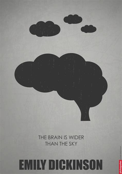 As sponges — buckets — do —. THE BRAIN IS WIDER THAN THE SKY | Positive quotes ...