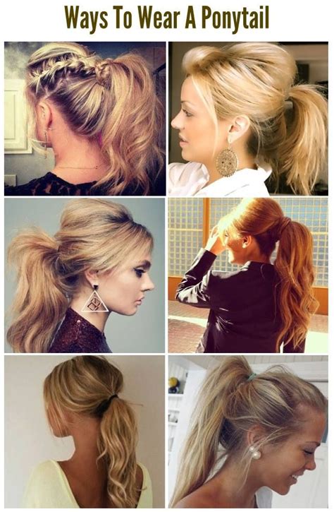 This updo requires three braids: Ways to Wear a Ponytail | Long hair styles, Hair styles, Hair