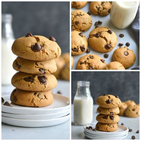 Deliciously soft, paleo almond flour chocolate chip cookies with gooey chocolate in every bite. Almond Flour Chocolate Chip Cookies {Paleo, GF} - Skinny ...