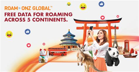 3gb roam onz data for 12 destinations. U Mobile - Roam-Onz Global