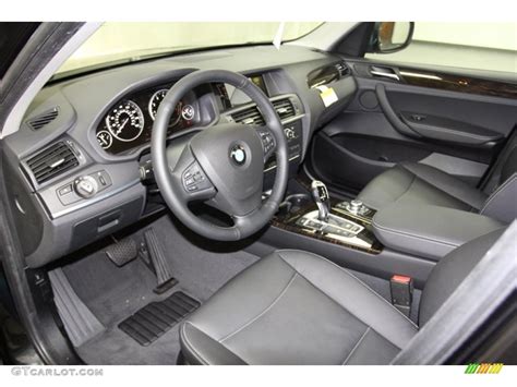 The interior of the 2008 bmw x3 carries the new style introduced in 2007. Black Interior 2013 BMW X3 xDrive 28i Photo #71302522 | GTCarLot.com
