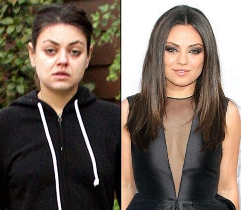 Mila kunis was born milena markovna kunis (ukrainian: 20 Celebrities without Makeup - Smashing Tops