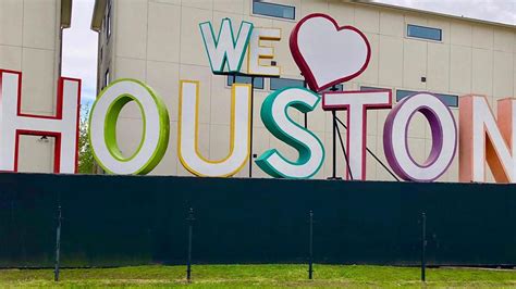 Maybe you would like to learn more about one of these? The iconic "We Love Houston" sign along I-10 is being ...