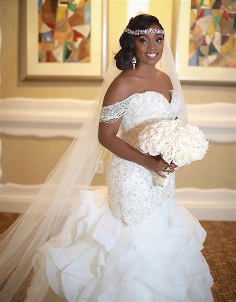 We are happy to help you coordinate your accessories to your wedding gown. Pin by Ebony Price on Big Day Final Ideas | Lace mermaid ...