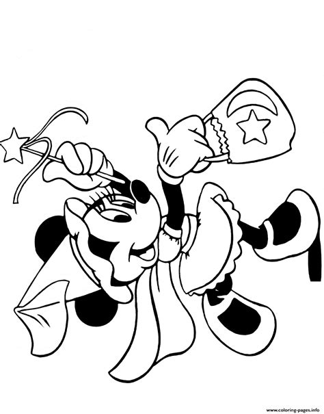 Color them online or print them out to color later. Minnie Mouse As A Princess Disney Halloween Coloring Pages ...