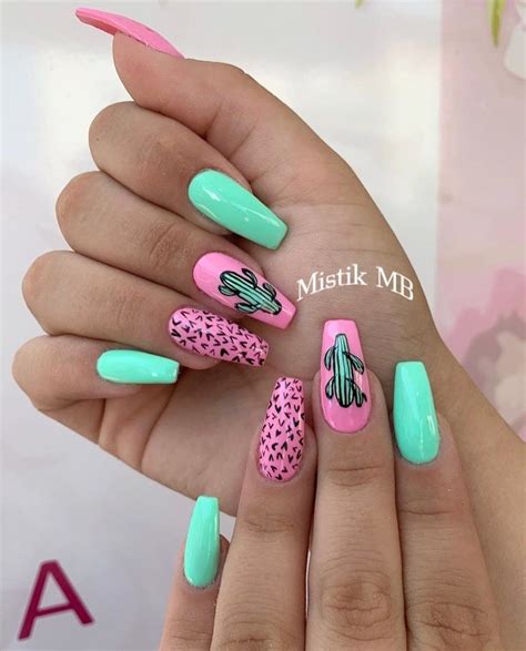 Sticker with colored funny cute cactus. Salon Mistik MB on Instagram: "Be a cactus 🌵 in a world of ...