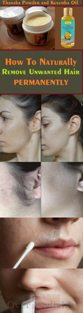 How to remove facial hair permanently with. How To Naturally Remove Unwanted Hair PERMANENTLY (No ...