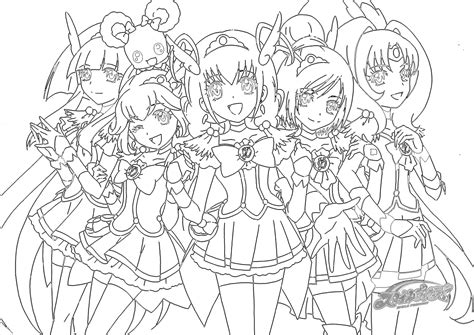 You can print your own rainbow coloring pages on pretty cards if you want. Glitter Force Coloring Pages - Coloring Home