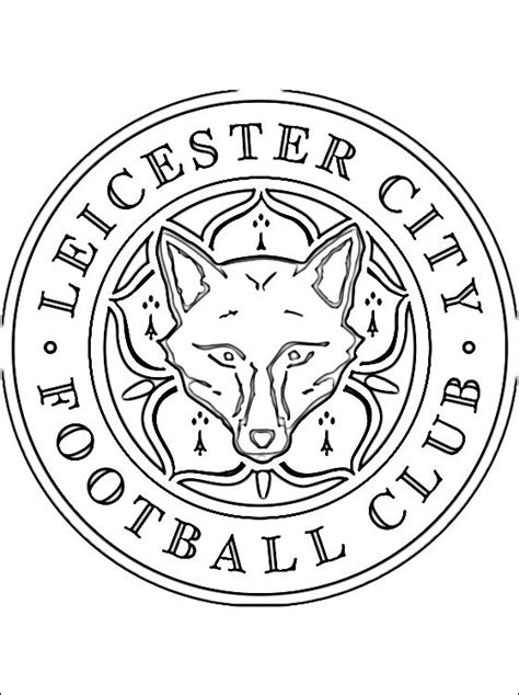 Places leicester, united kingdom community organizationsports club leicester city football club. Kleurplaten Leicester City FC logo | Gratis kleurplaten