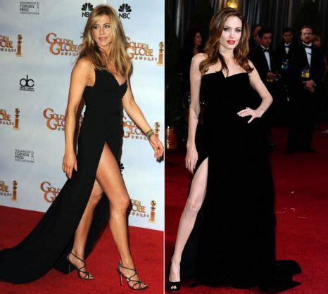 And why would pitt need to text jolie? Angelina Jolie v Jennifer Aniston: Hot or not? | Metro News