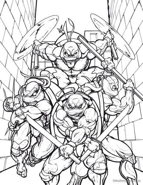 Vintage teenage mutant ninja turtles coloring book 1980s how it all began 80s cartoon unused. Teenage Mutant Ninja Turtles: Coloring Pages & Books - 100 ...