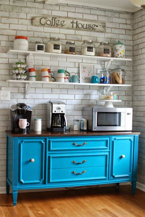 Although it's set back from. 8 DIY Kitchen Coffee Stations - Wait Til Your Father Gets Home