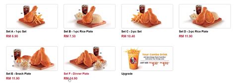 Ever wonder how much a dinner plate in kfc 30 years ago? kfc dah naik harga dinner plate 16.35