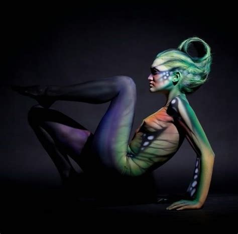 Russian deviantart user tauart turns ordinary women into spectacular alien versions of themselves. Body painting by Sharon Gertrude Ball on Water creatures ...