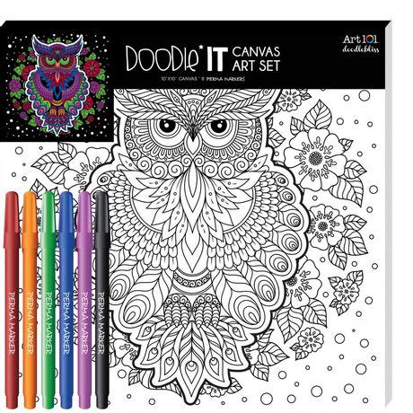 Art 101 Doodle It Canvas Art Set | Walmart Canada Walmart canada photo centre customers can be assured their images have not been used by the company for any purpose other than those requested by the customer.